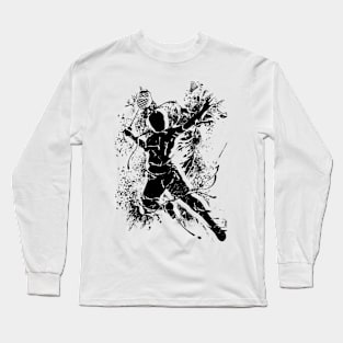 Badminton Smash - Badminton Player Long Sleeve T-Shirt